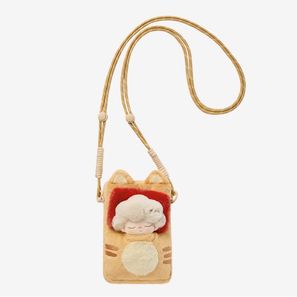 Dimoo Weaving Wonders Quilt Phone Case “Sleepy Fortune Cat”